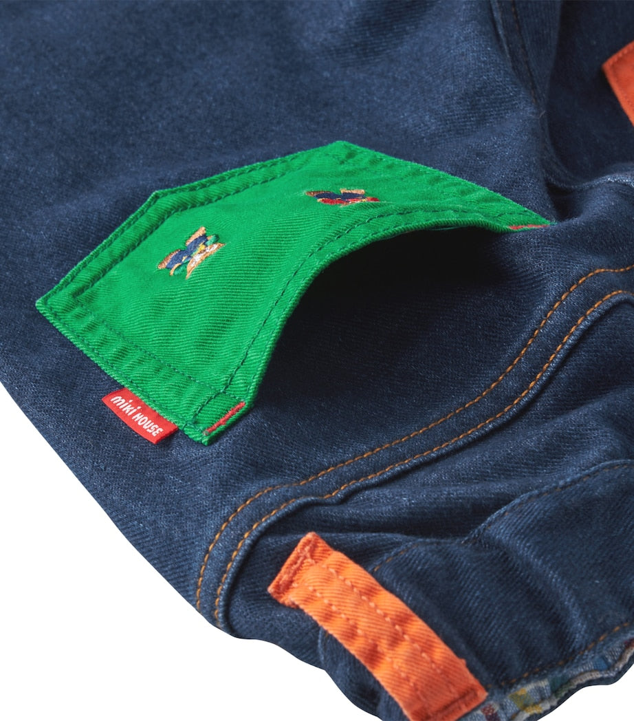 Cotton Embroidered Jeans (2-5 Years)