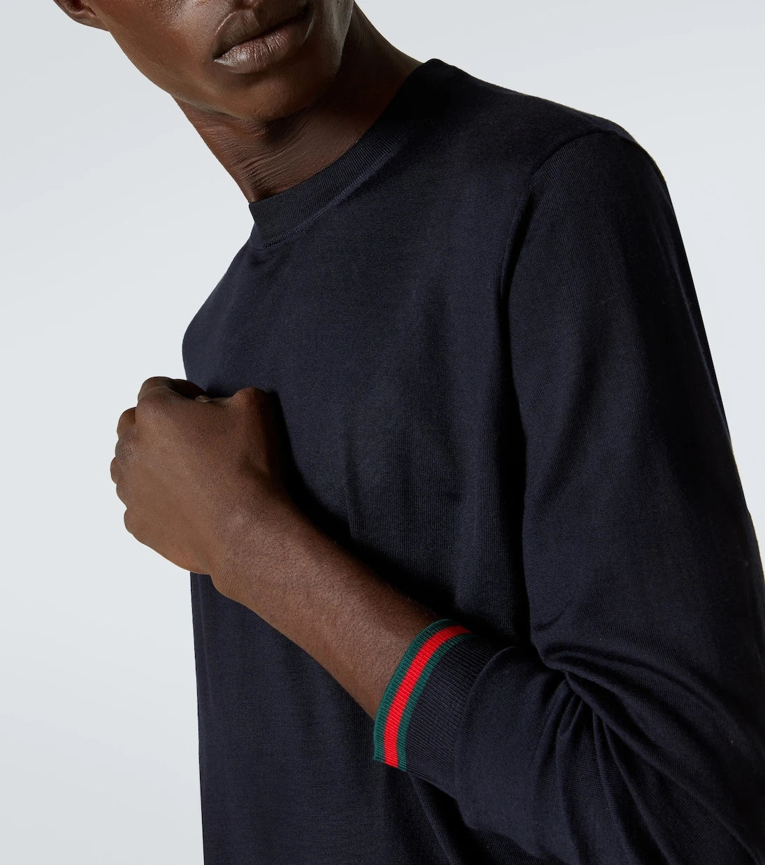 Gucci - Web wool sweater