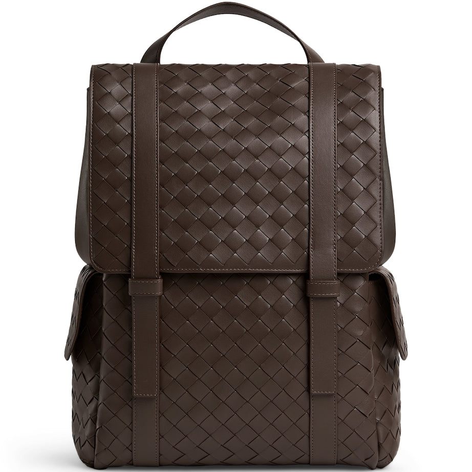 Bottega Veneta Leather Intrecciato Back-To-School Backpack