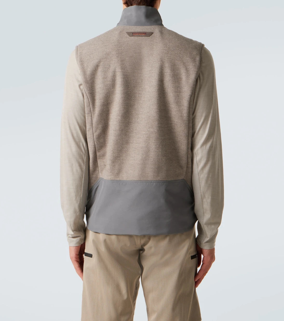 Sease - Explorer reversible wool-blend vest