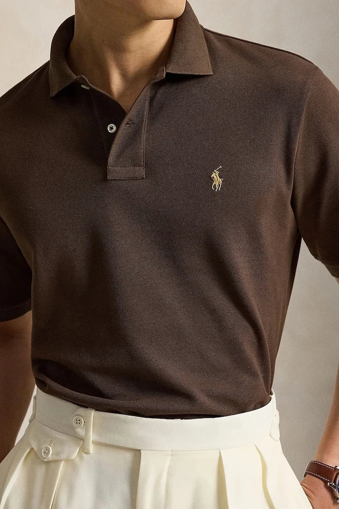 Polo Ralph Lauren тениска с яка мъжка от памук