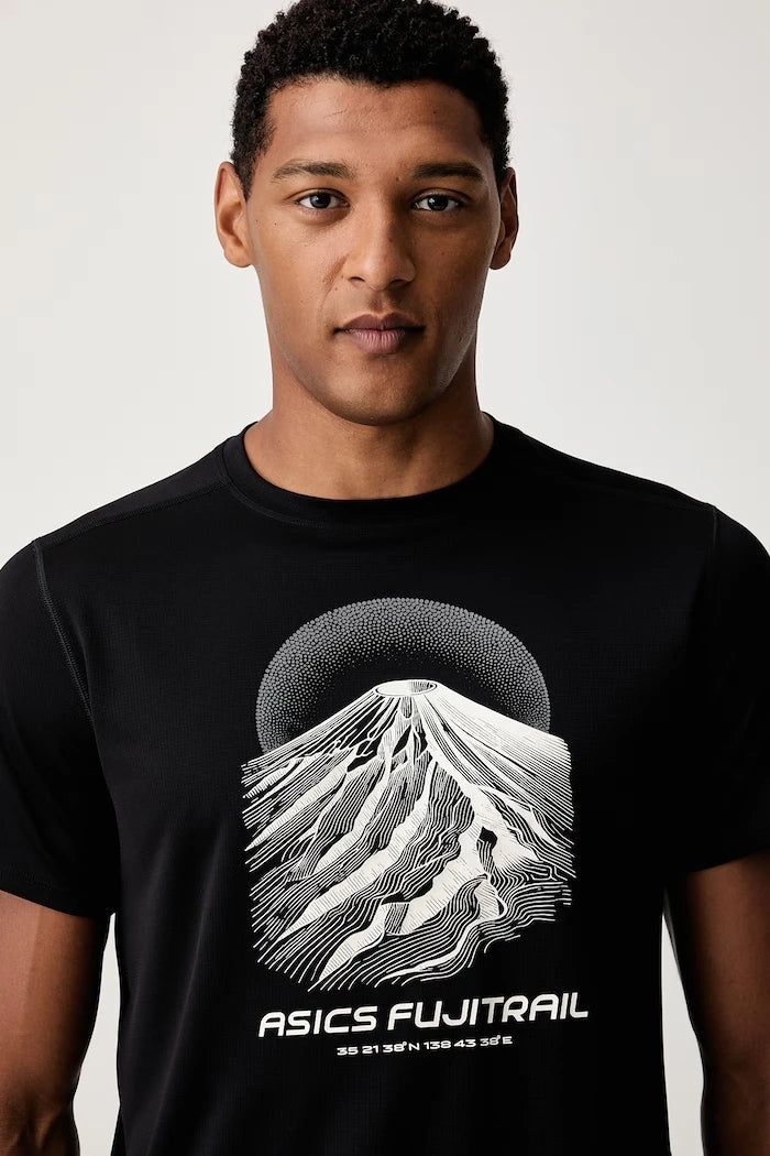 Asics Erkek Koşu Tişörtü FUJITRAIL LOGO SS TOP