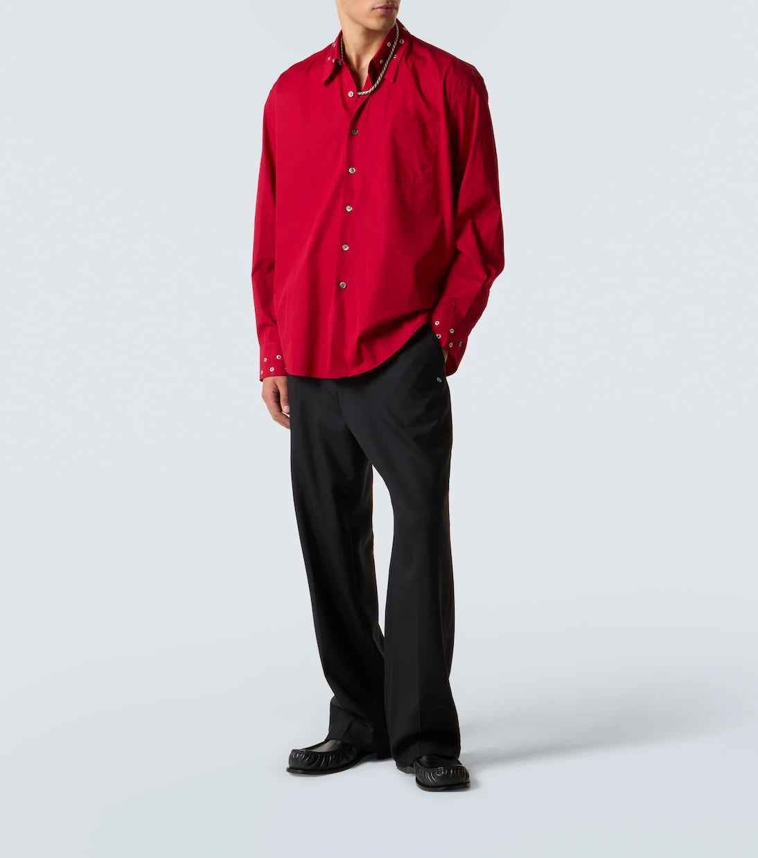 Our Legacy - Above embellished cotton poplin shirt