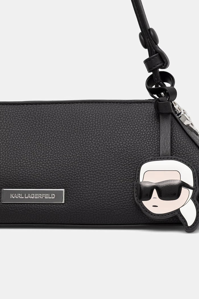 Karl Lagerfeld kadın crossbody çanta suni deri IKON