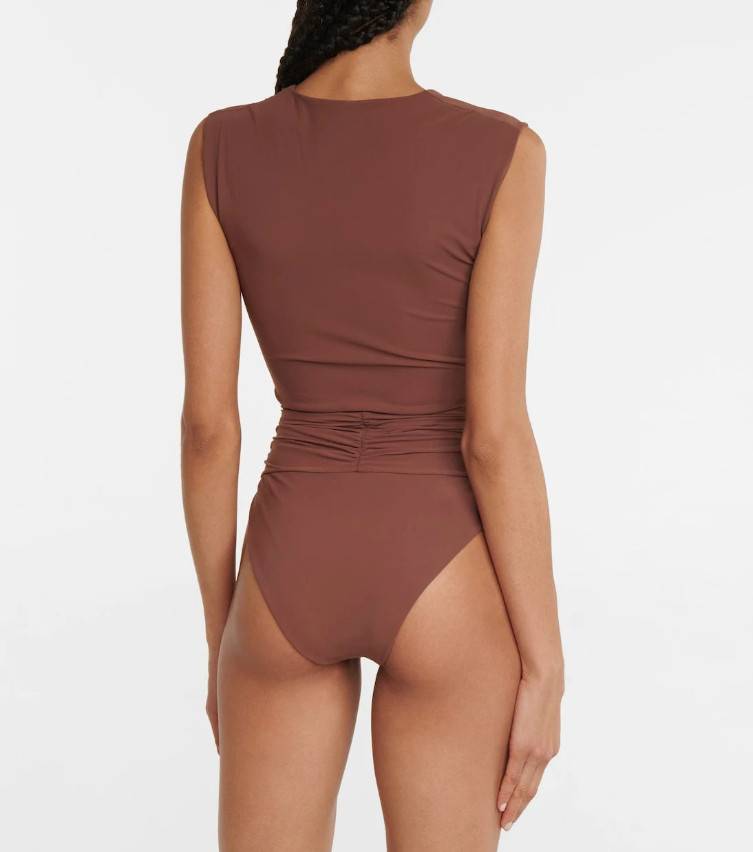 Magda Butrym - High-rise ruched bikini bottoms