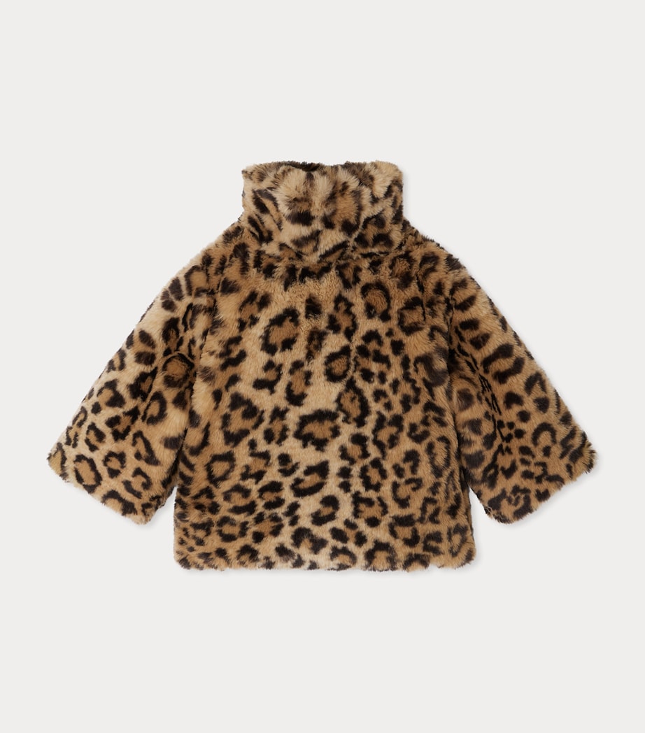 Faux Fur Leopard Coat (6-18 Months)