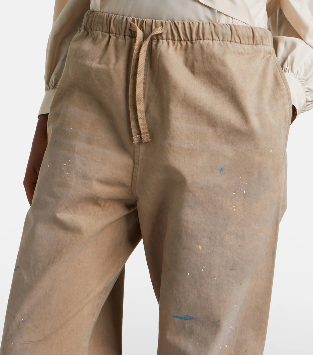 Acne Studios - Cotton twill wide-leg pants