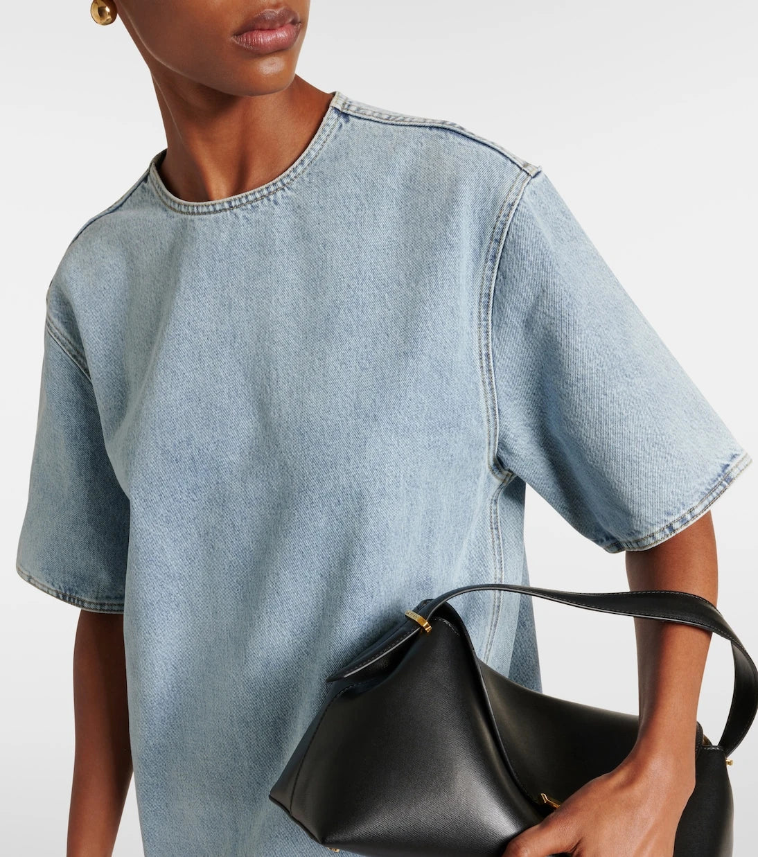 Toteme - Denim midi dress