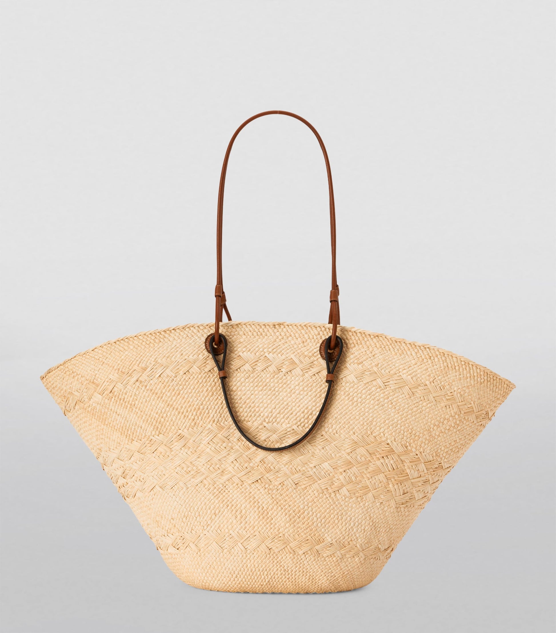 LOEWE Beige x Paula’s Ibiza Large Woven Anagram Basket Bag