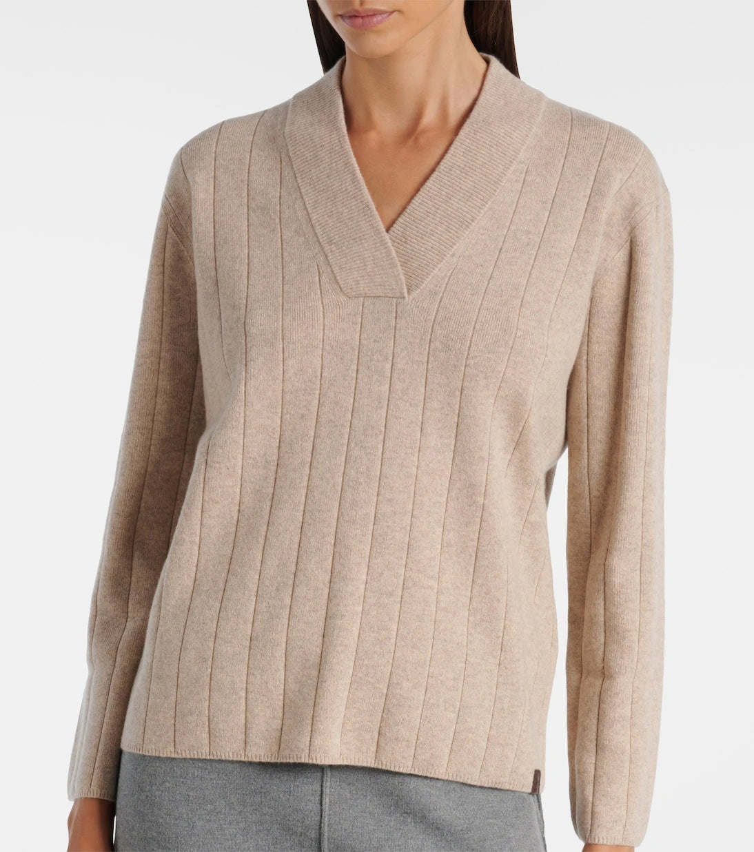 Max Mara - Arten fitilli kaşmir kazak