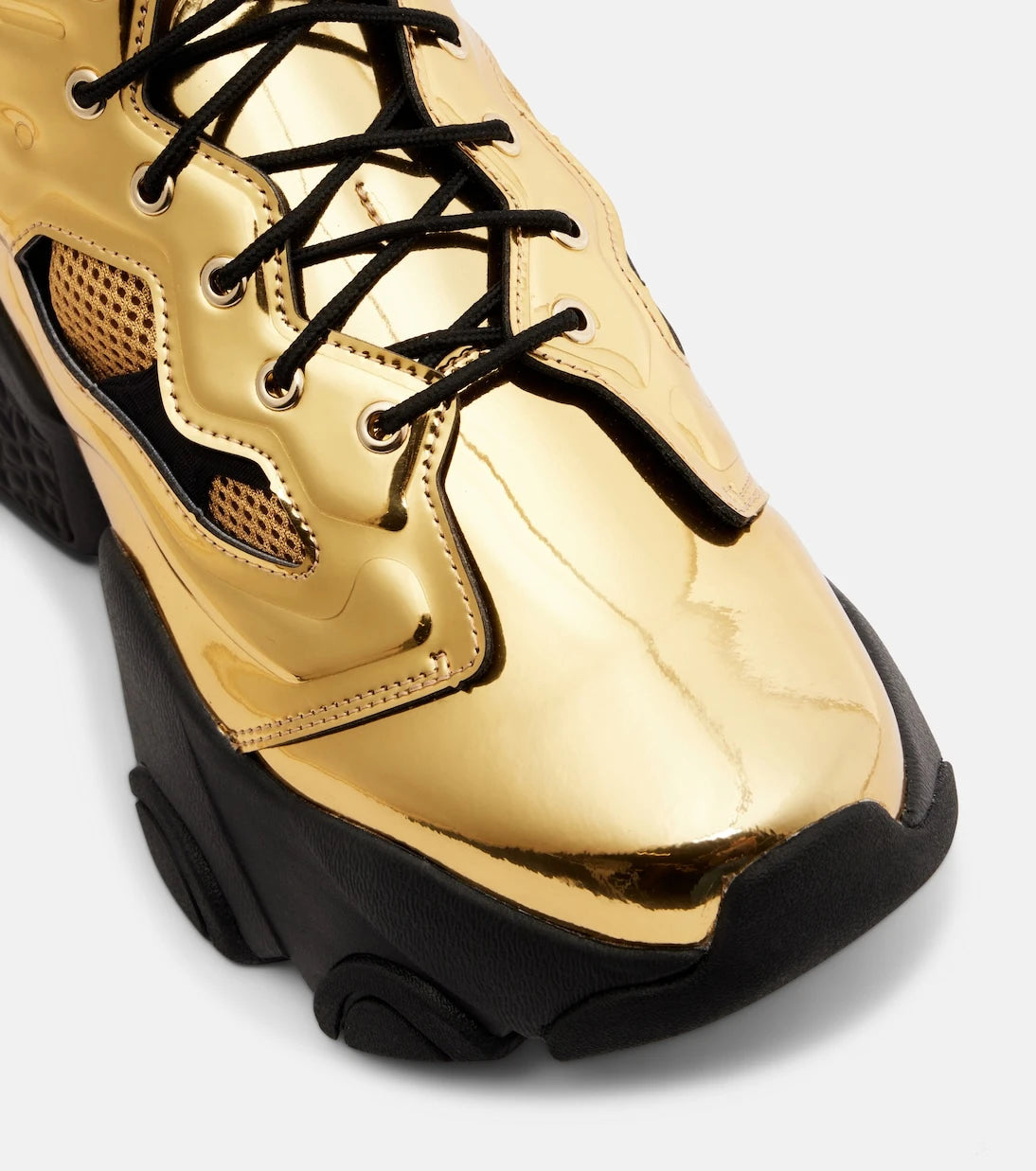 Noir Kei Ninomiya - x Reebok metallic-effect platform sneakers
