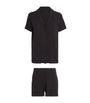 Skims Burgundy Soft Lounge Short Pyjama Set