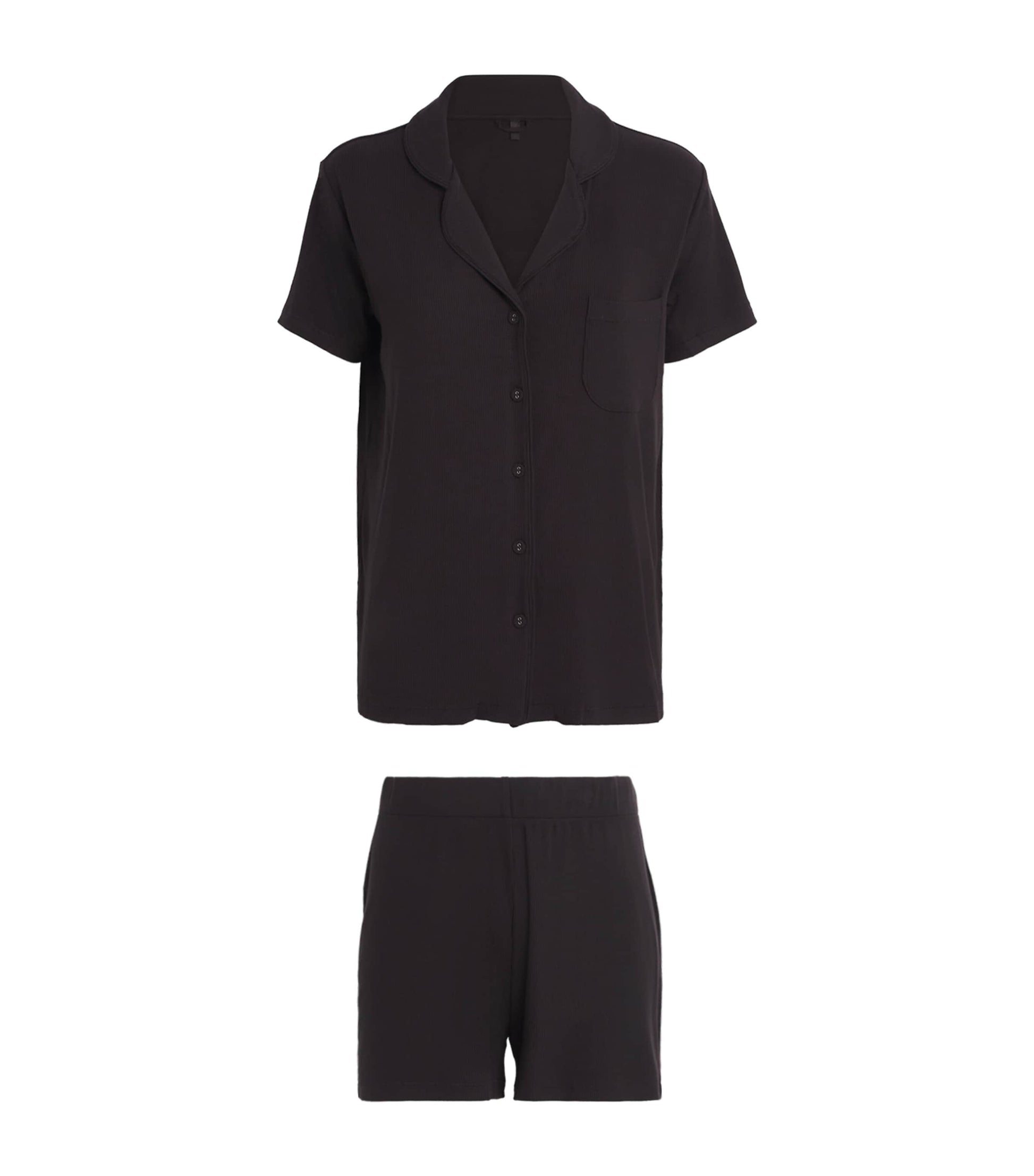 Skims Burgundy Soft Lounge Short Pyjama Set