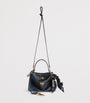 Balenciaga Blue Mini Leather Rodeo Top-Handle Bag