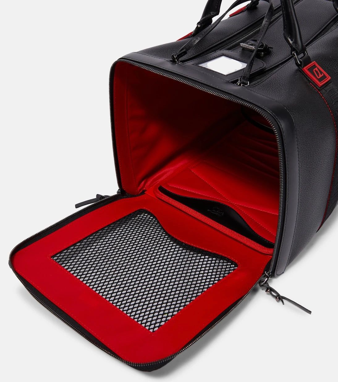 Christian Louboutin - Loubikiki leather pet carrier