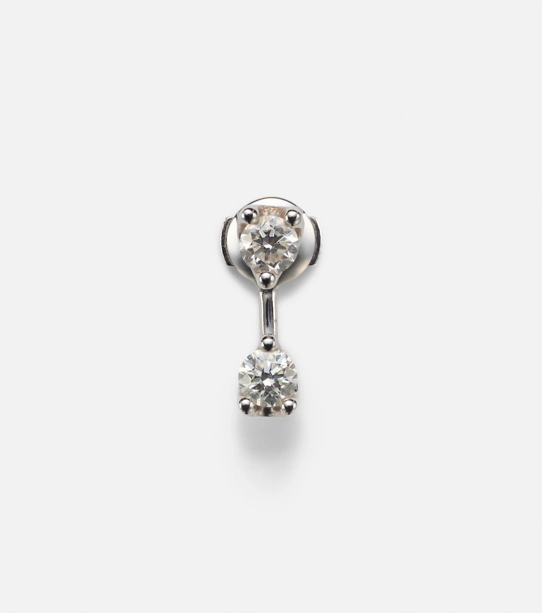 Anita Ko - 18kt white gold single earring with diamonds