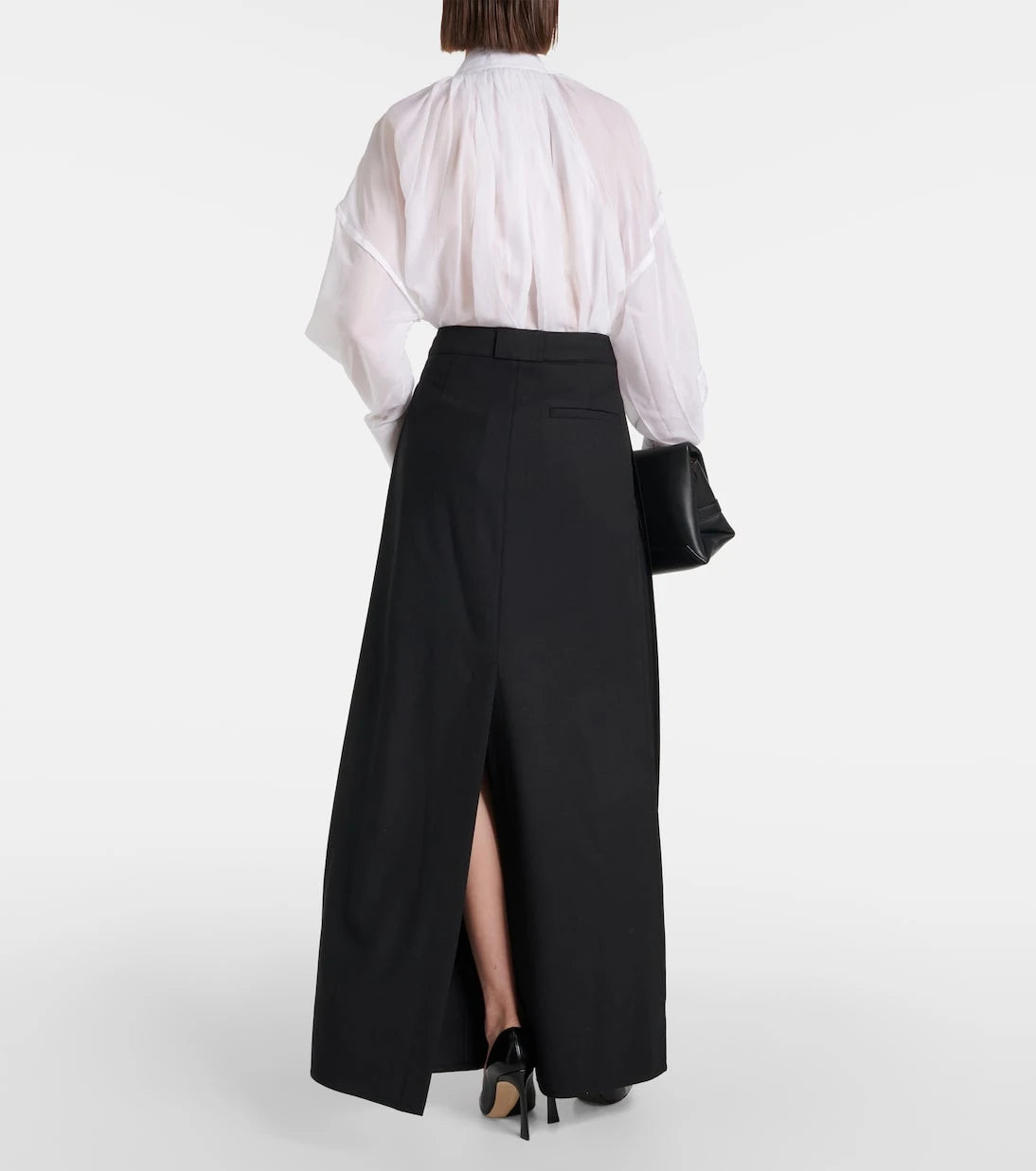 Victoria Beckham - Wool-blend maxi skirt