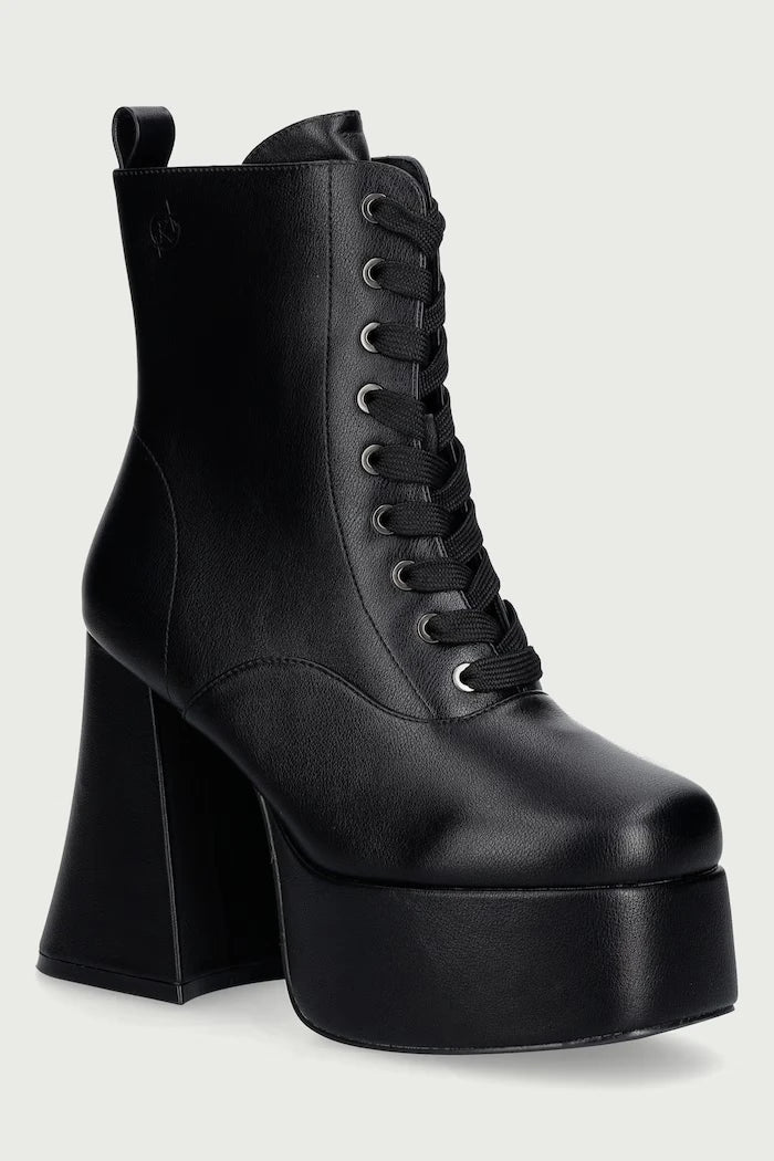 Kadın Kalın Topuklu Bot Reign Lace Up Platform