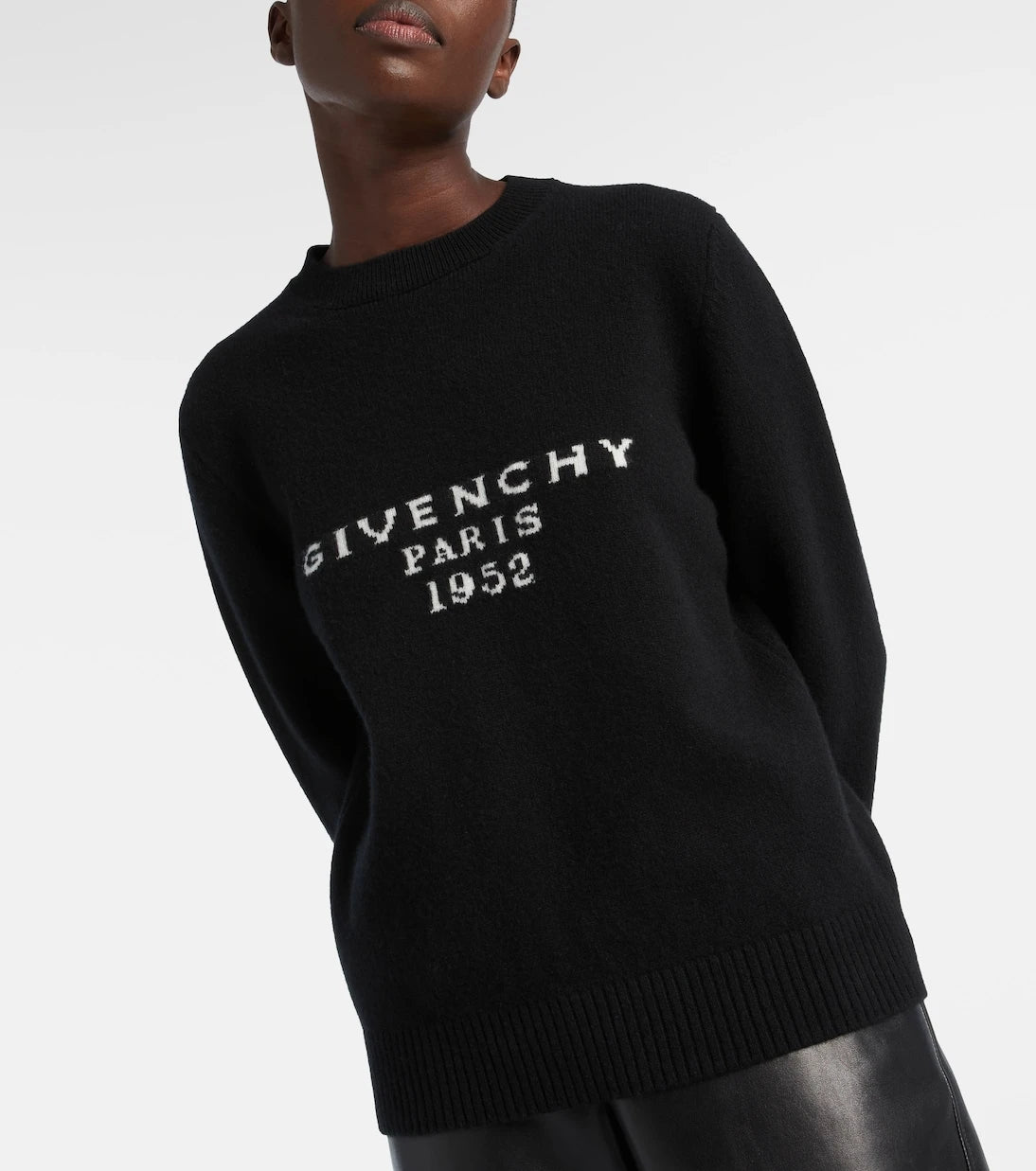 Givenchy - Logo wool and cashmere sweater
