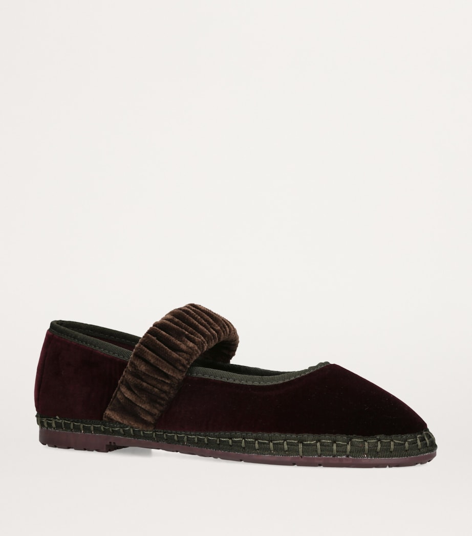 Velvet Mafalda Espadrilles WINE