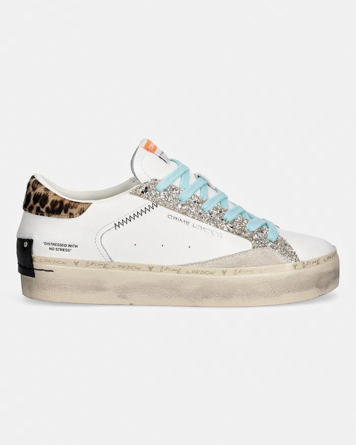 Crime London DISTRESSED PLATFORM Deri Sneaker