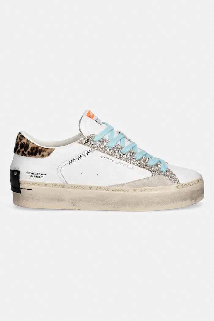 Crime London DISTRESSED PLATFORM Deri Sneaker