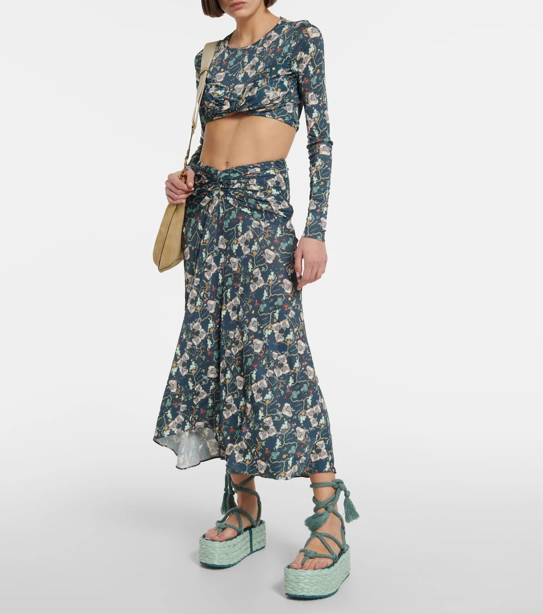 Isabel Marant - Elif platform espadrille sandals