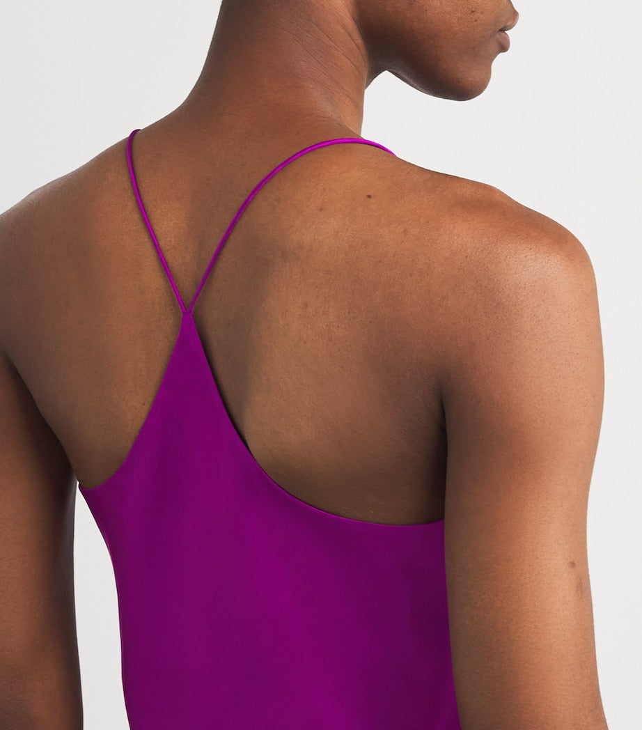 Olivia von Halle Purple Silk Bella Pyjama Set