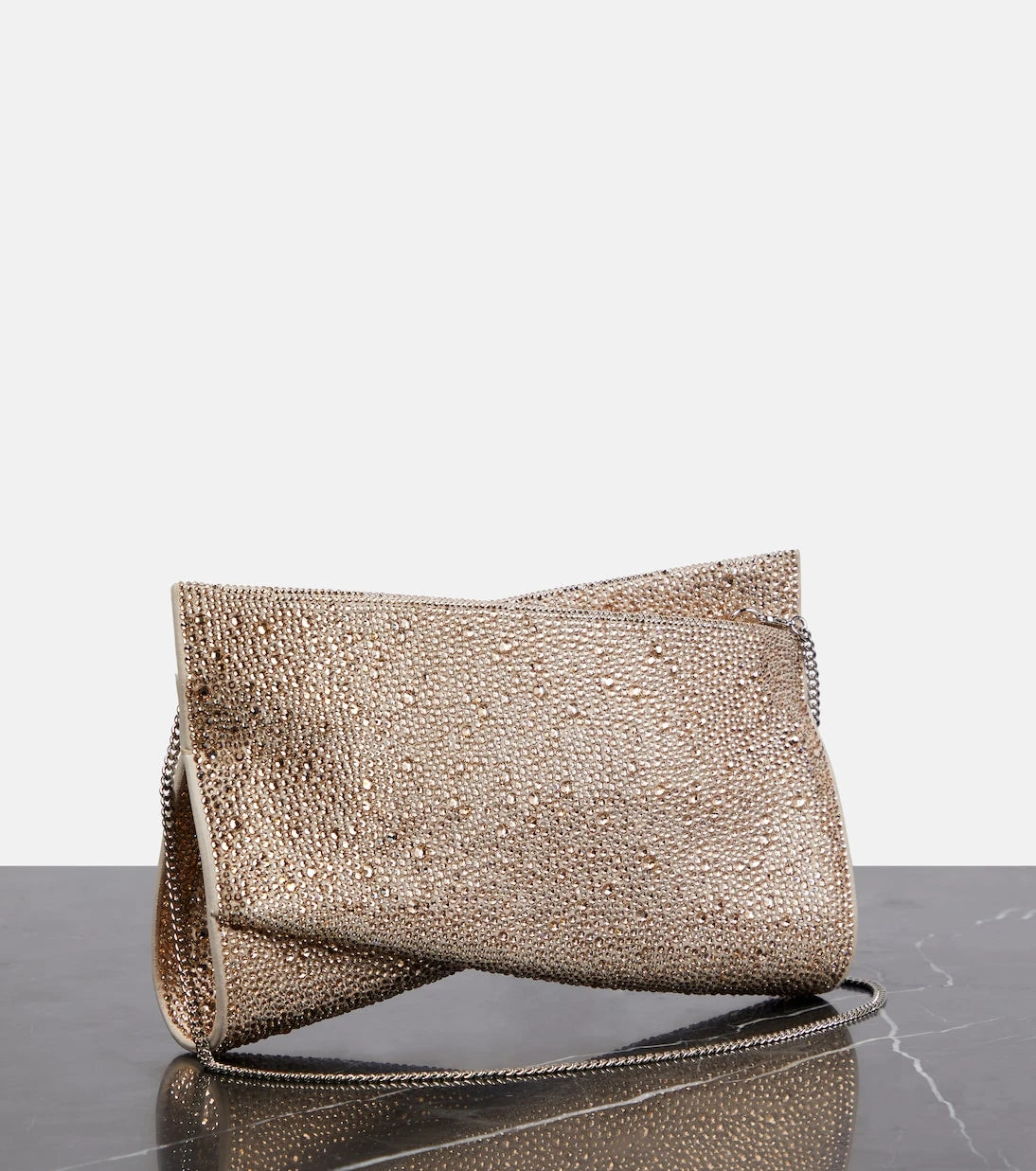 Christian Louboutin - Loubitwist Small embellished clutch
