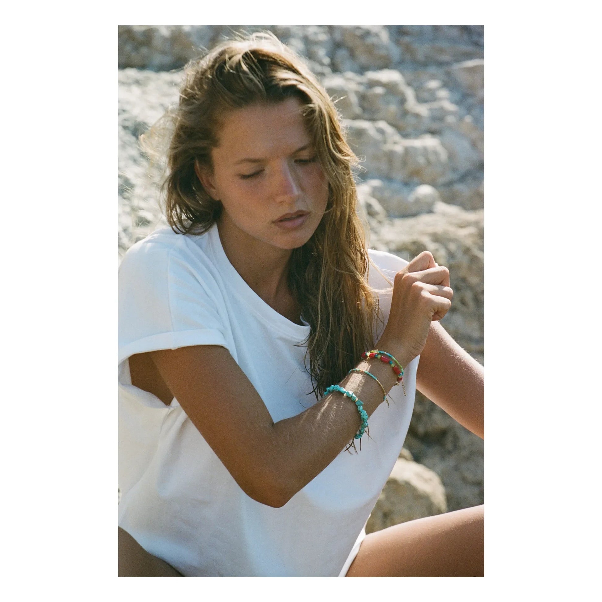 Anni Lu - Tie Dye bracelet | Aqua