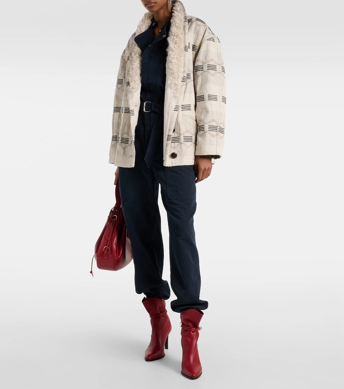 Marant Etoile - Qayla cotton-blend jacquard jacket