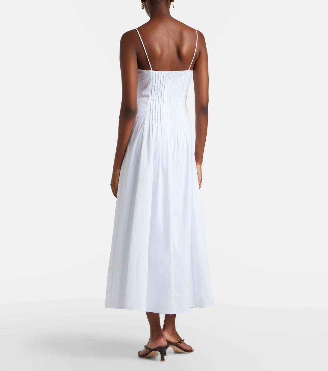 Staud - Margi cotton poplin maxi dress
