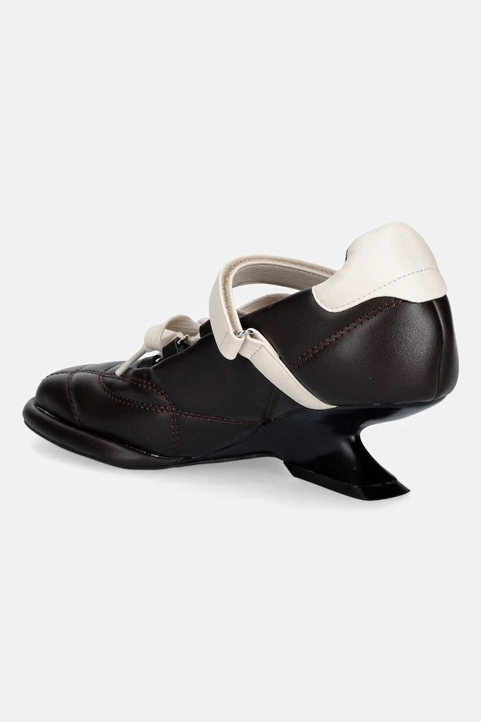 Koi Footwear Skosyalı Kalın Topuklu Ayakkabı Adria Padded Kitten Heel