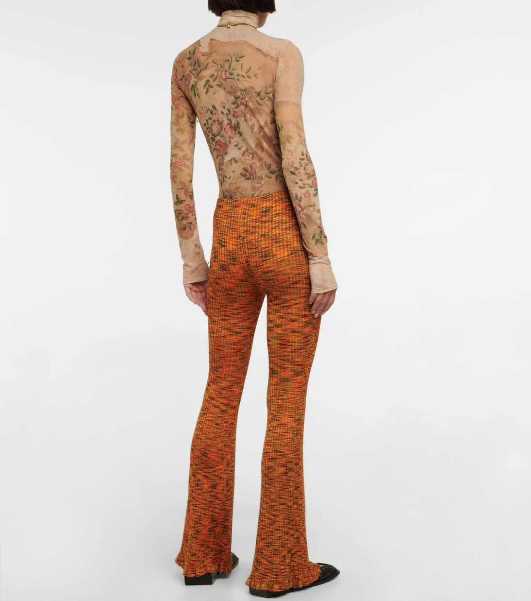 Acne Studios - Ribbed flared pants
