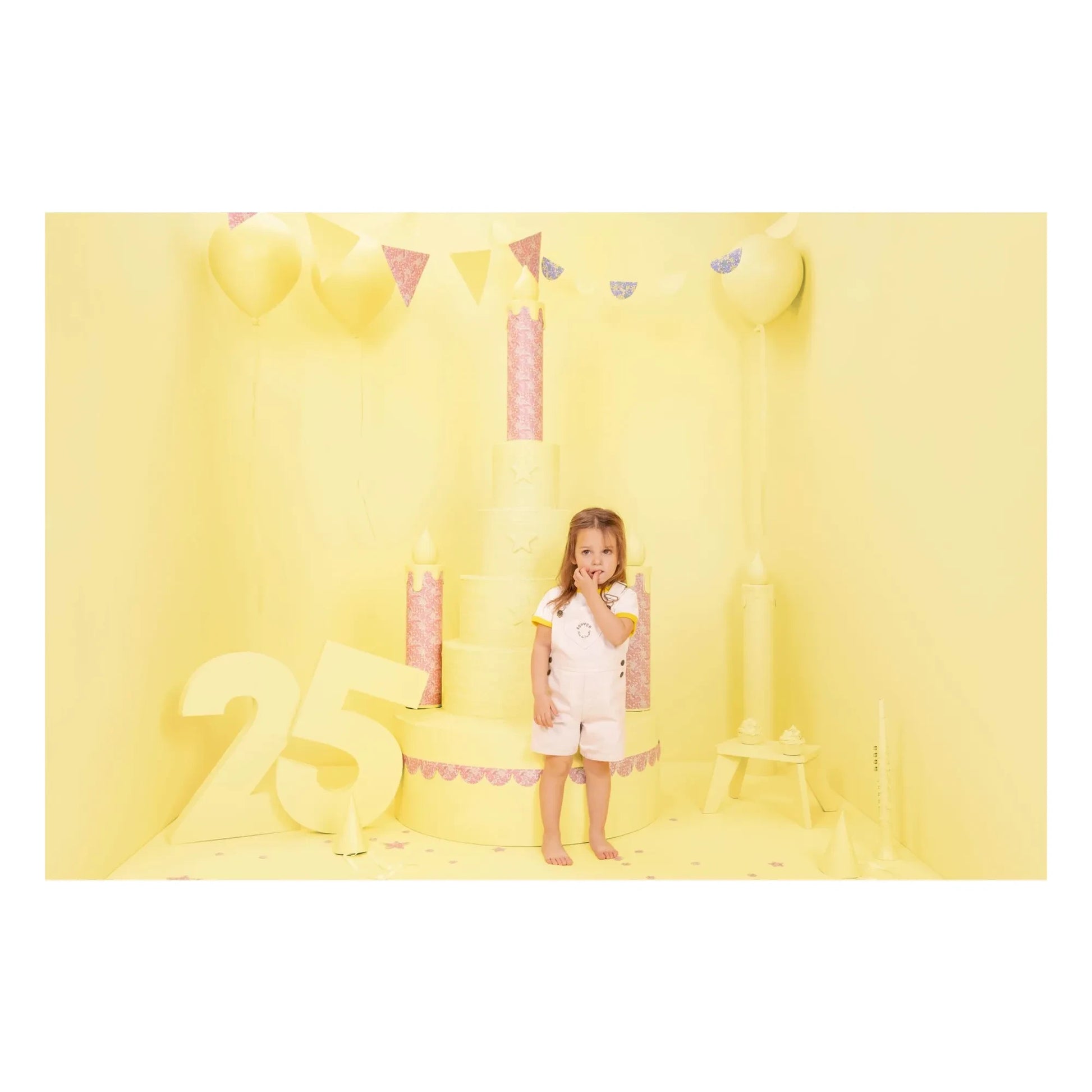 Bonton - Napoli Capsule dungarees 25 years | Ecru