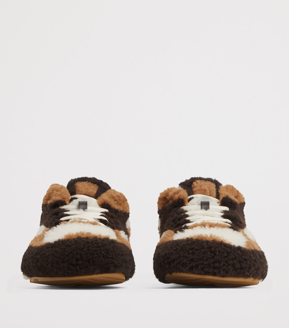 Shearling Orbit Flash Sneakers