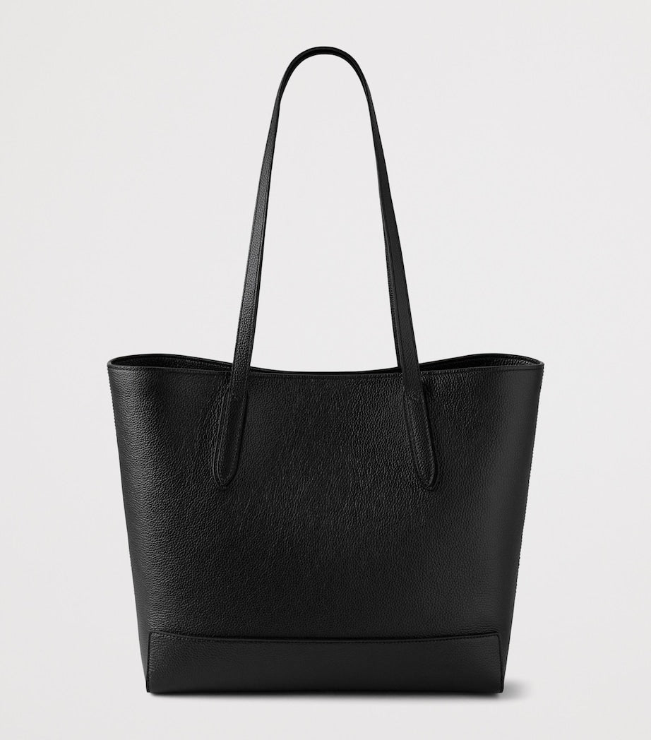 Mulberry Black Leather East West Tote Bag