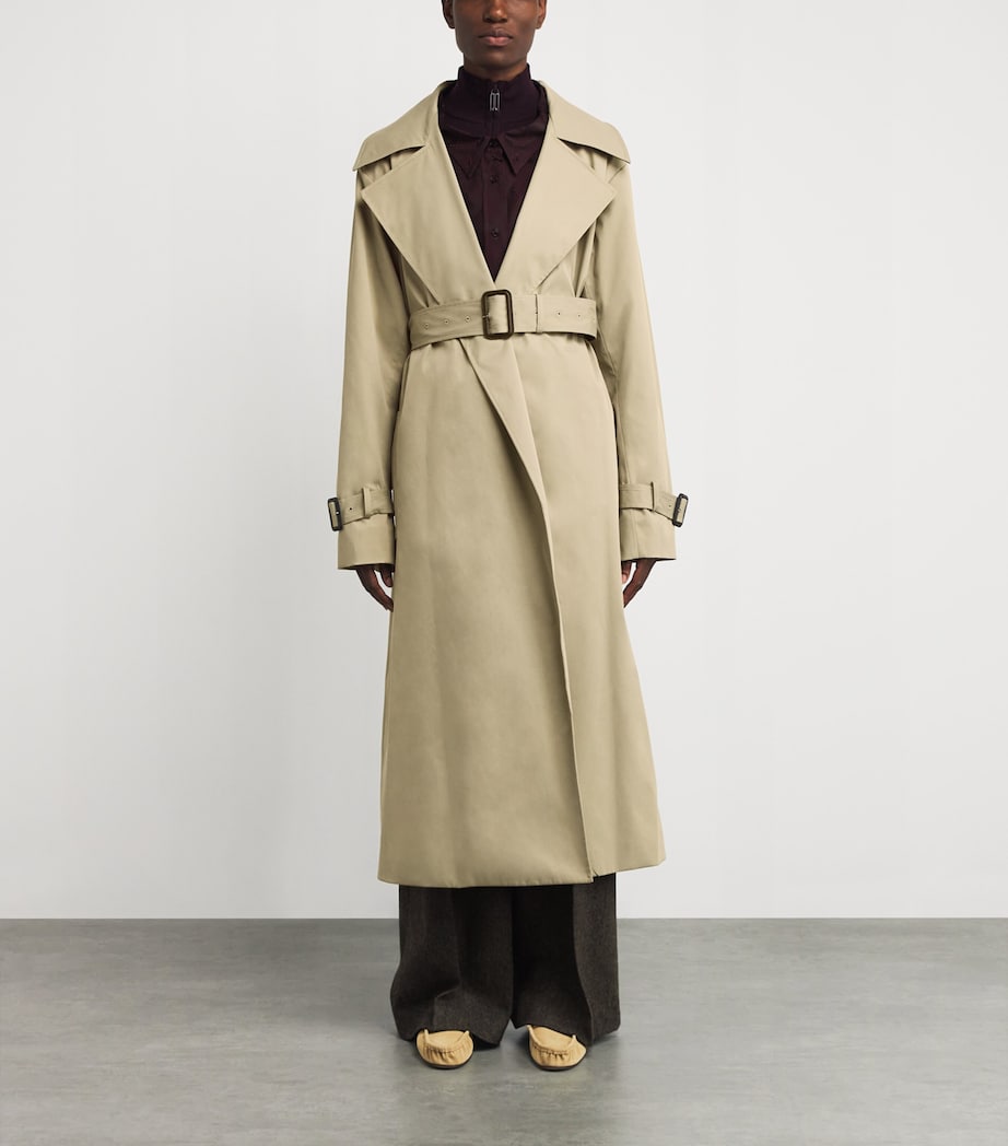 CAMILLA AND MARC Green Minaret Trench Coat