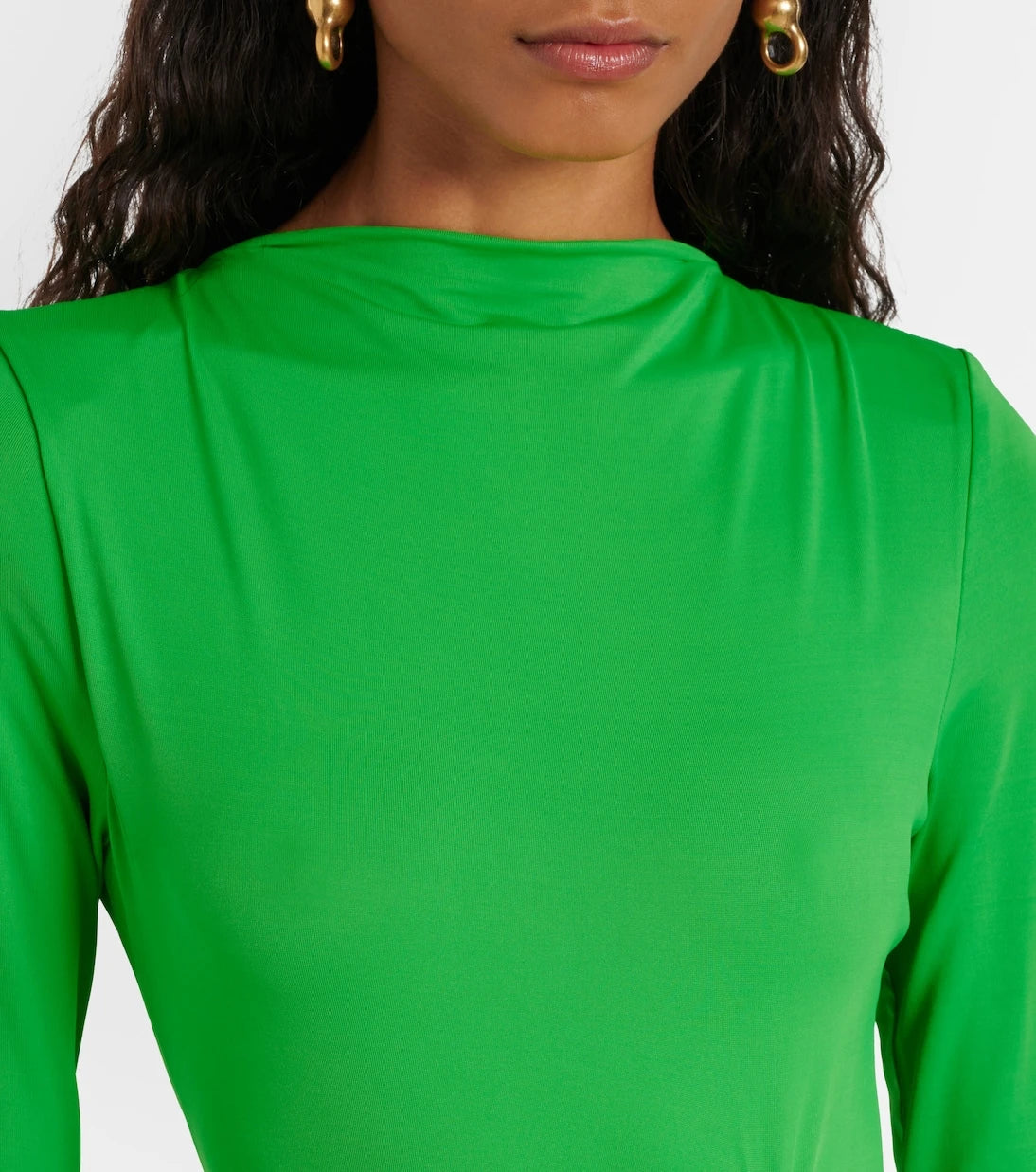 Acne Studios - Else gathered asymmetric midi dress