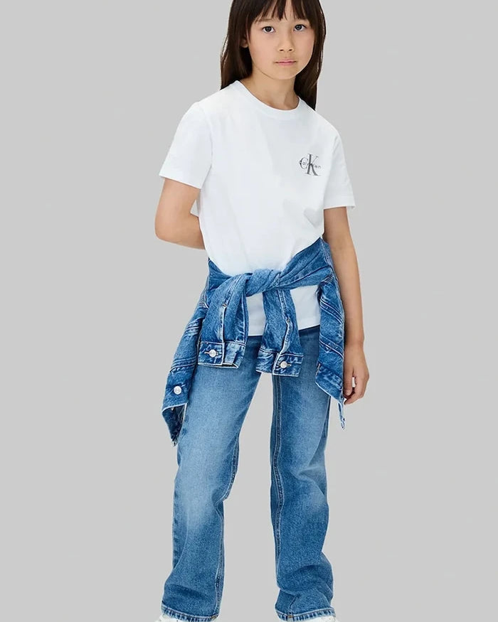 Calvin Klein Jeans Çocuk Düz Kesim Jean