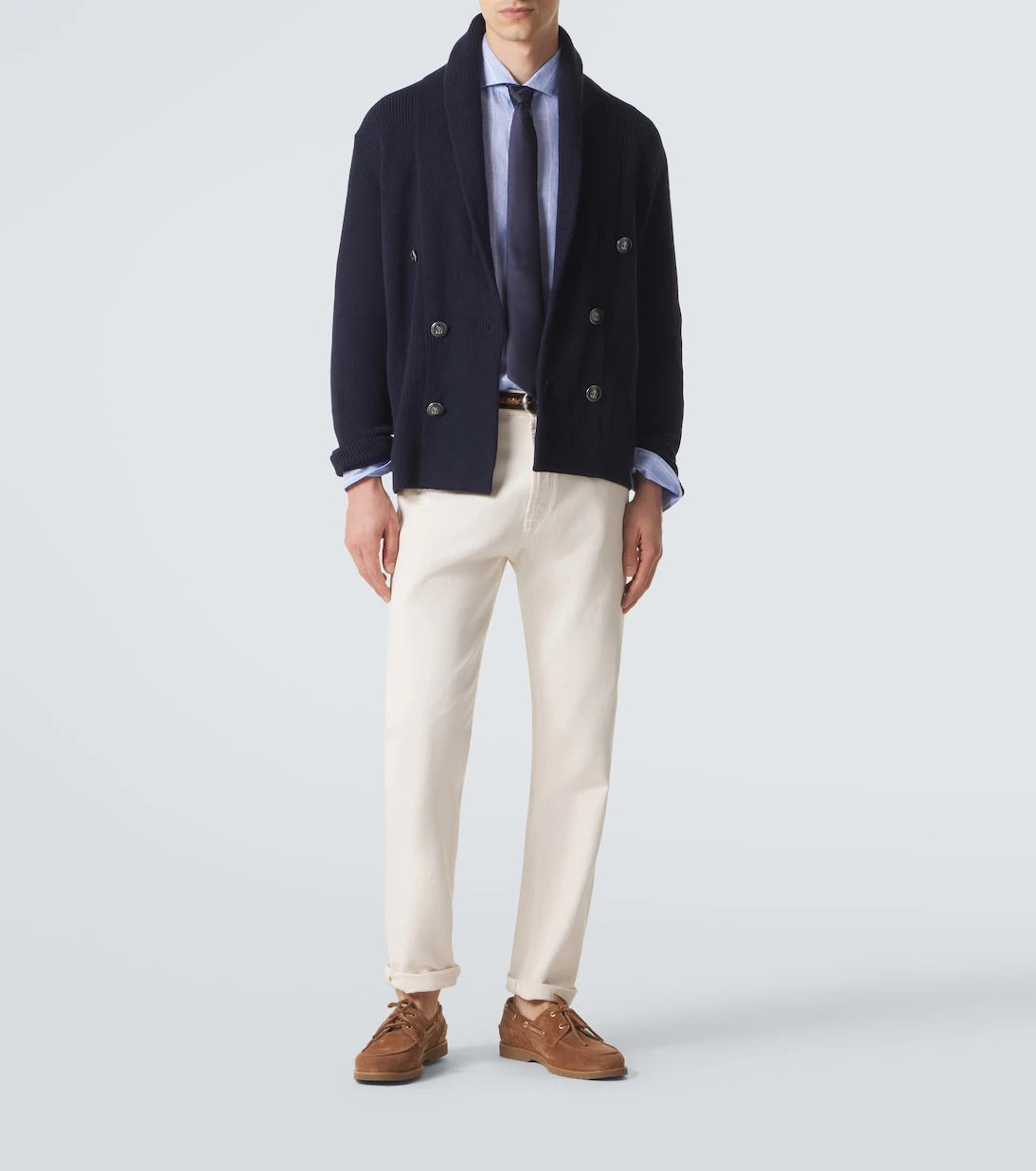 Brunello Cucinelli - Striped linen shirt