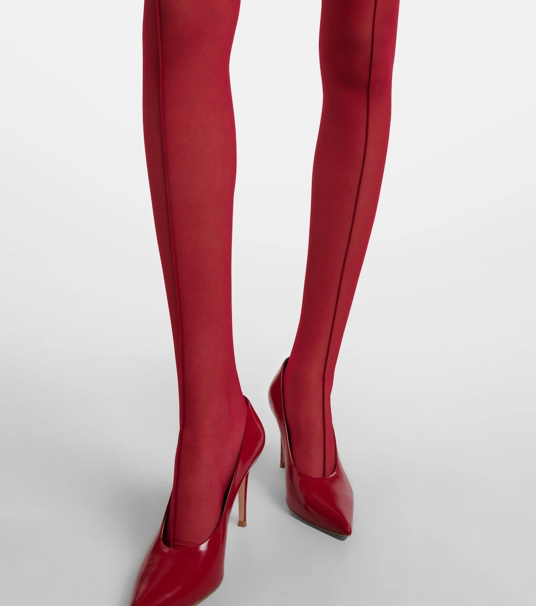 Mugler - re/edit sheer tulle tights