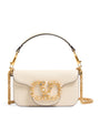 Valentino Garavani Ivory Small Embellished Loco Shoulder Bag