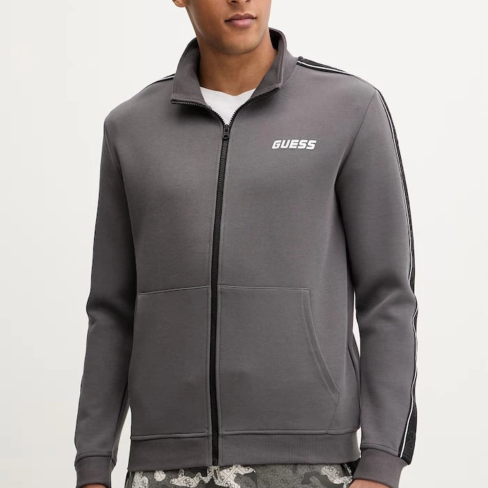 Guess суичър с цип мъжки с памук MICKEY