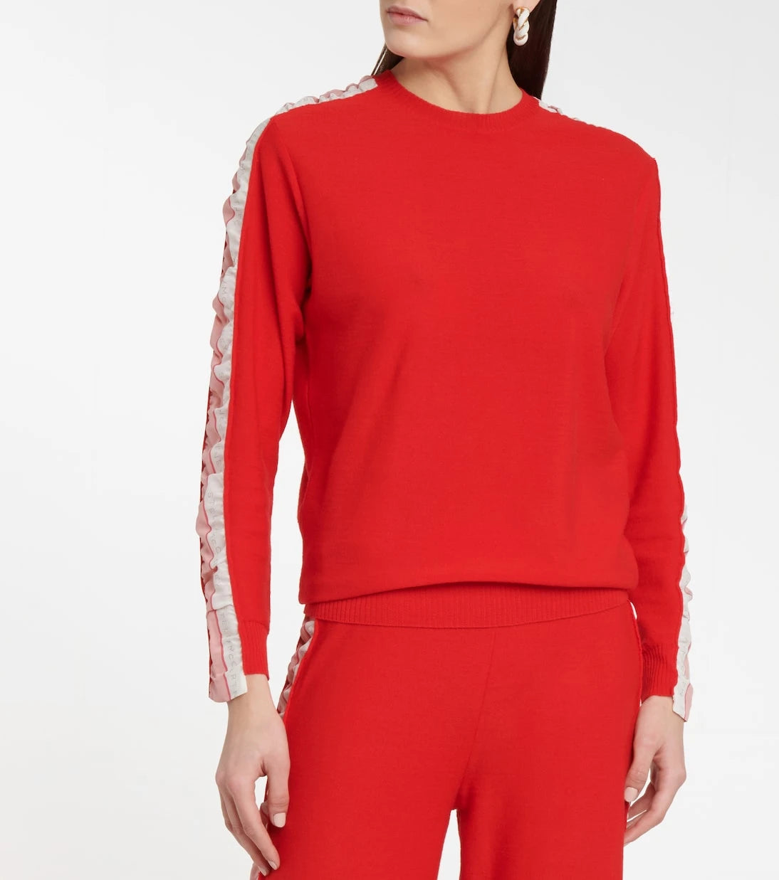 Stella McCartney - Silk-trimmed wool sweater