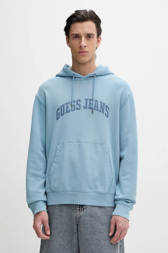 Guess Jeans суичър с качулка мъжки от памук