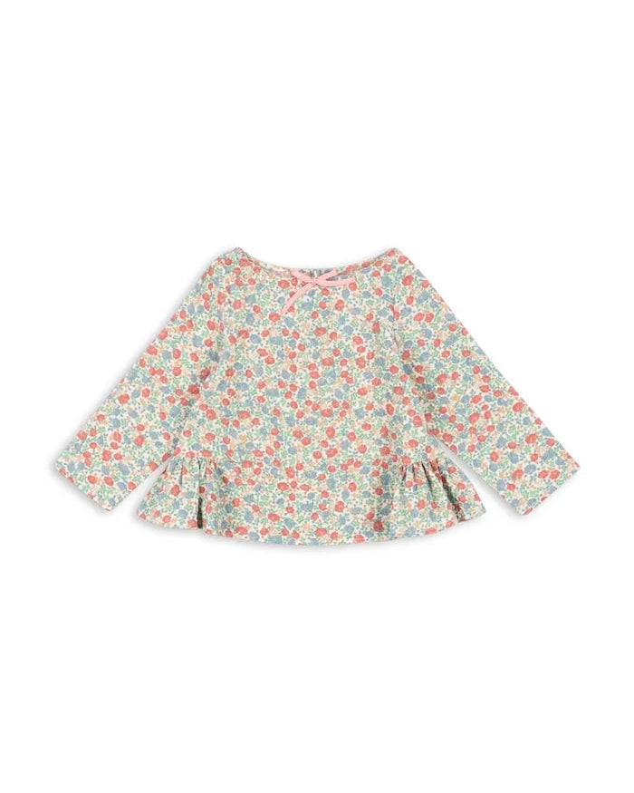Konges Sløjd ELIN BOW BLOUSE GOTS Çocuk Bluzu