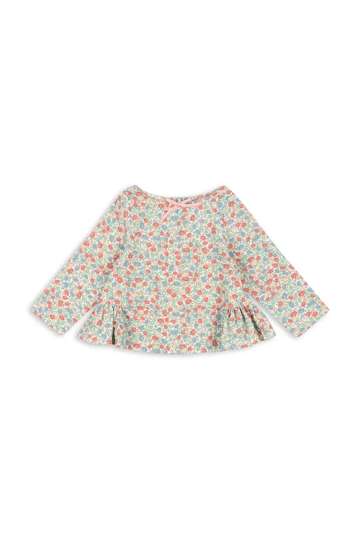 Konges Sløjd ELIN BOW BLOUSE GOTS Çocuk Bluzu