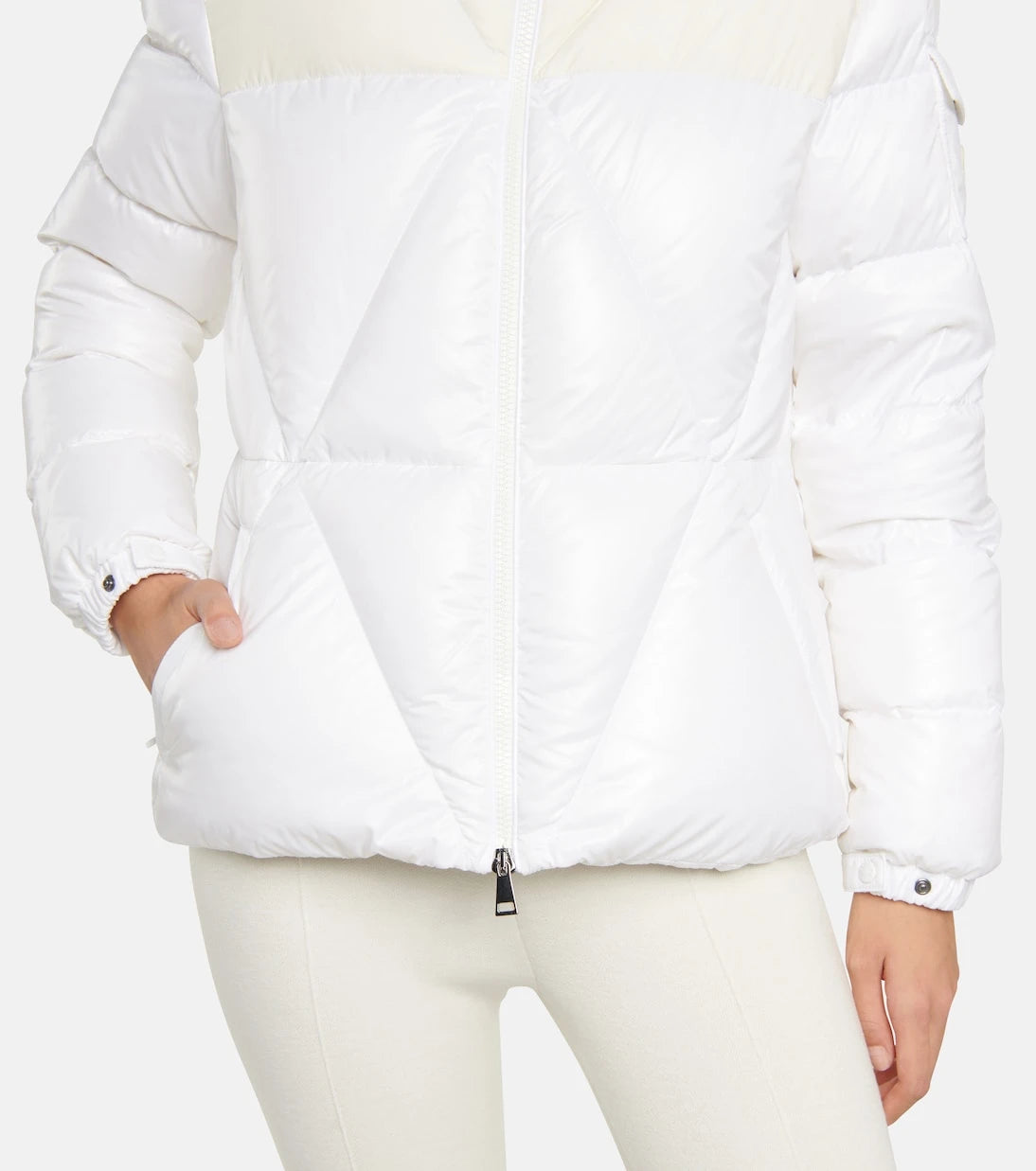Moncler - Arabette belted down jacket