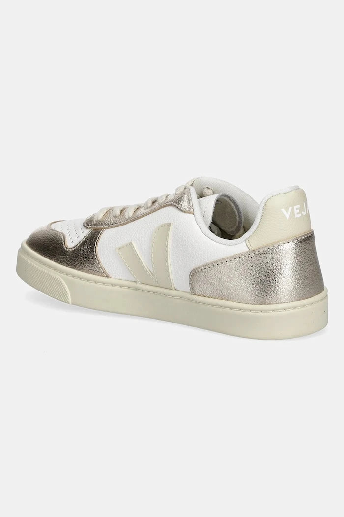 Детски кожени маратонки Veja Small V-10 Laces